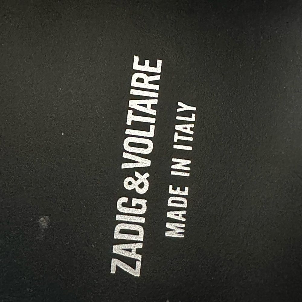 Zadig & Voltaire Python Leather Low Sneakers Sz 4… - image 6